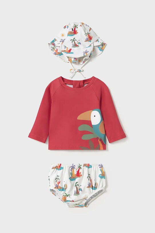 Mayoral Newborn costum de baie pentru bebelusi rosu 1669.B.2T.Newborn.PPYH