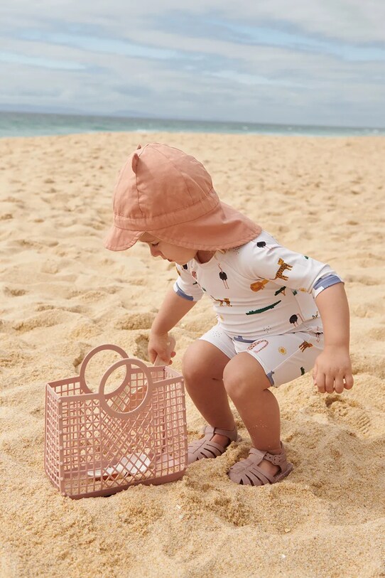 Liewood kostium kąpielowy niemowlęcy Thor Baby Swim Jumpsuit Produkt niemowlęcy beżowy LW19672
