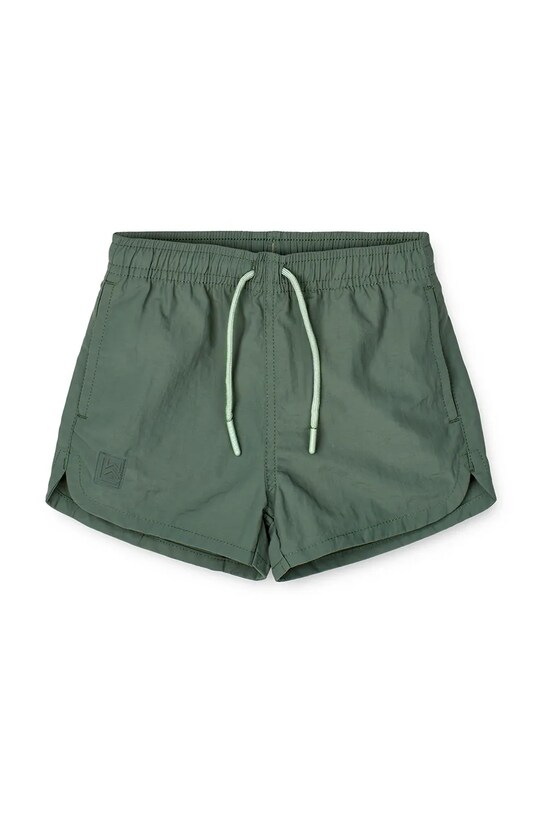 Детские шорты для плавания Liewood Aiden Printed Board Shorts Planet friendly зелёный LW20067