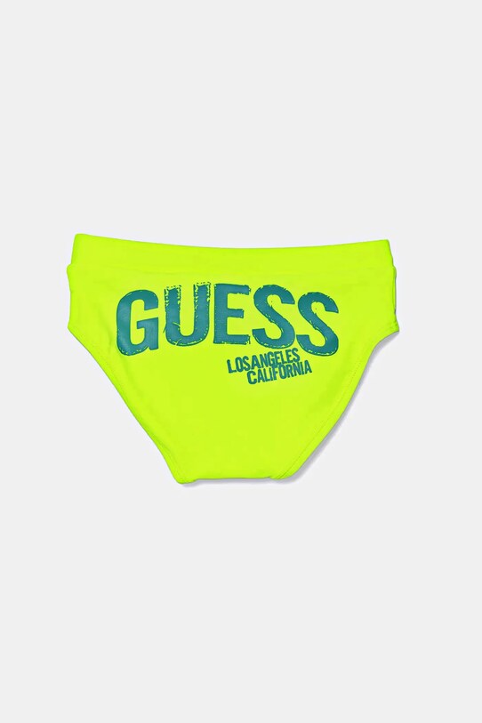 Guess kąpielówki dziecięce I5GZ02.MC052.PPYA zielony SS25