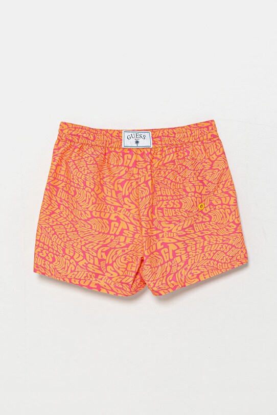 Dětské plavkové šortky Guess L5GZ01.WG2D2.PPYA oranžová SS25