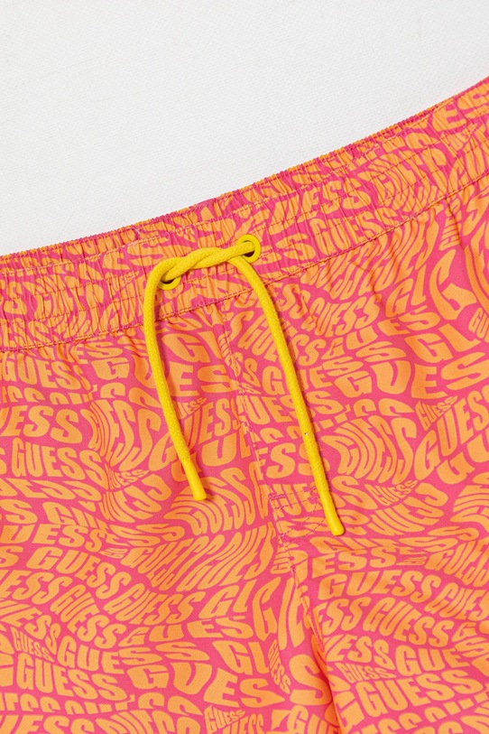 Chłopiec Guess szorty kąpielowe dziecięce L5GZ01.WG2D2.PPYA pomarańczowy