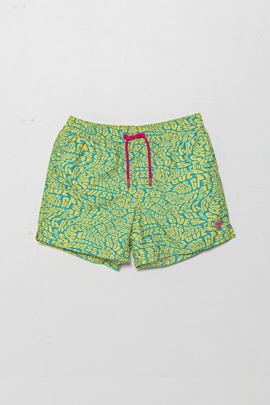 Guess szorty kąpielowe dziecięce Planet friendly zielony L5GZ01.WG2D2.PPYA