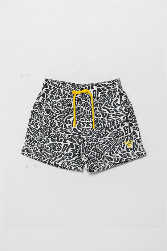 Guess pantaloni scurți de baie copii Planet friendly negru L5GZ01.WG2D2.PPYA