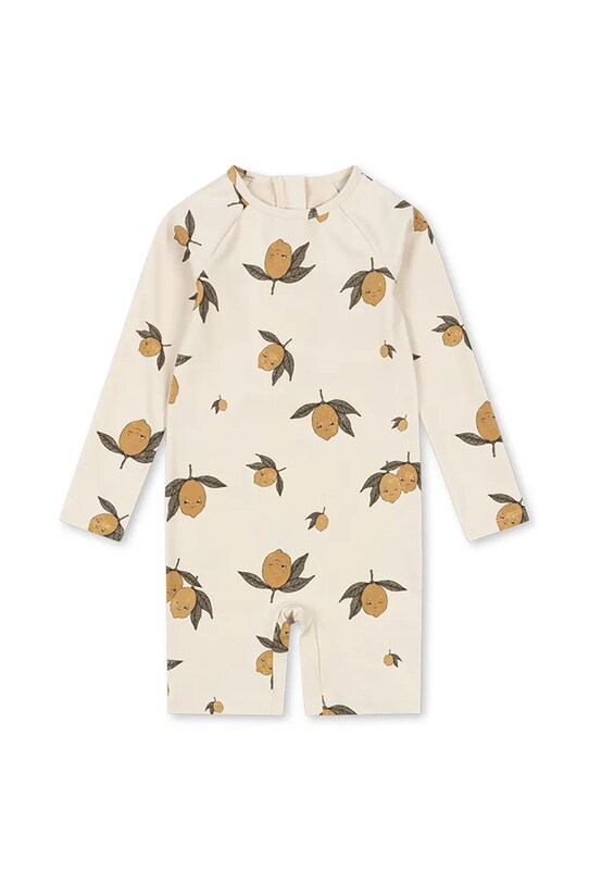 Konges Sløjd kostium kąpielowy niemowlęcy ASTER ONESIE GRS Produkt niemowlęcy beżowy KS102478