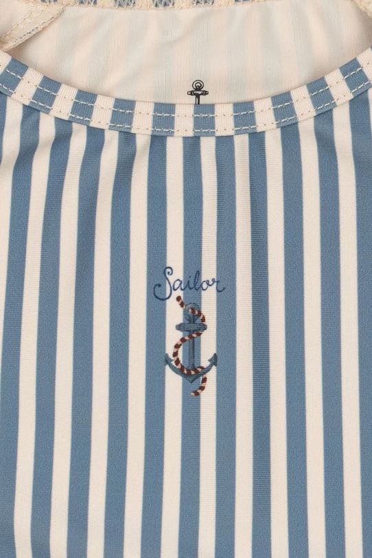 Chlapec Detské tričko s dlhým rukávom na kúpanie Konges Sløjd ASTER SWIM BLOUSE GRS KS102479 modrá
