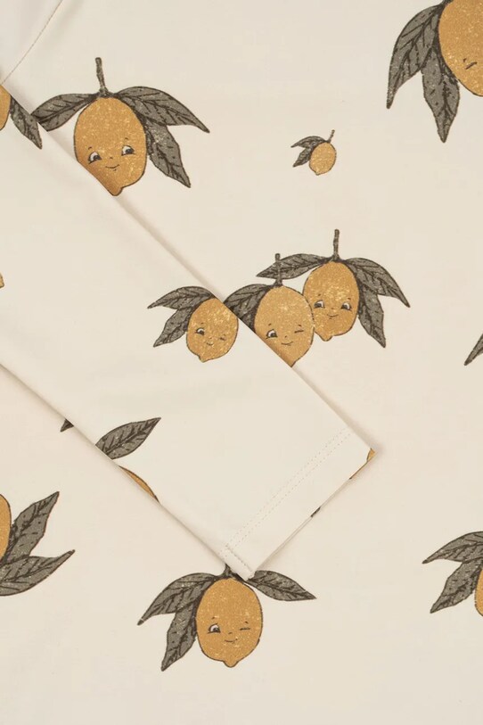 Konges Sløjd longsleeve de baie pentru copii ASTER SWIM BLOUSE GRS bej KS102479