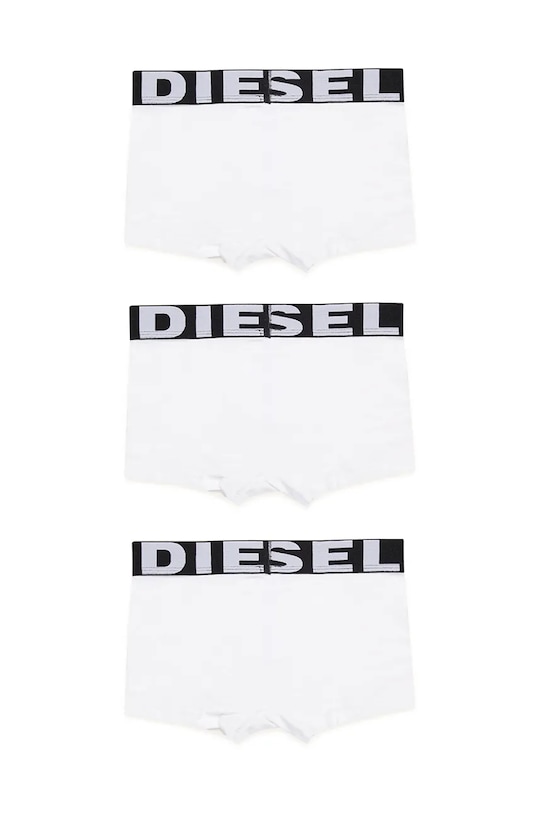 Παιδικά μποξεράκια Diesel UMBX-UPARRYTHREEPACK-DSL UND SHORT 3-pack J01911 λευκό SS25