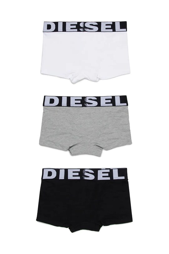 Diesel bokserki dziecięce UMBX-UPARRYTHREEPACK-DSL UND SHORT 3-pack J01911 szary SS25