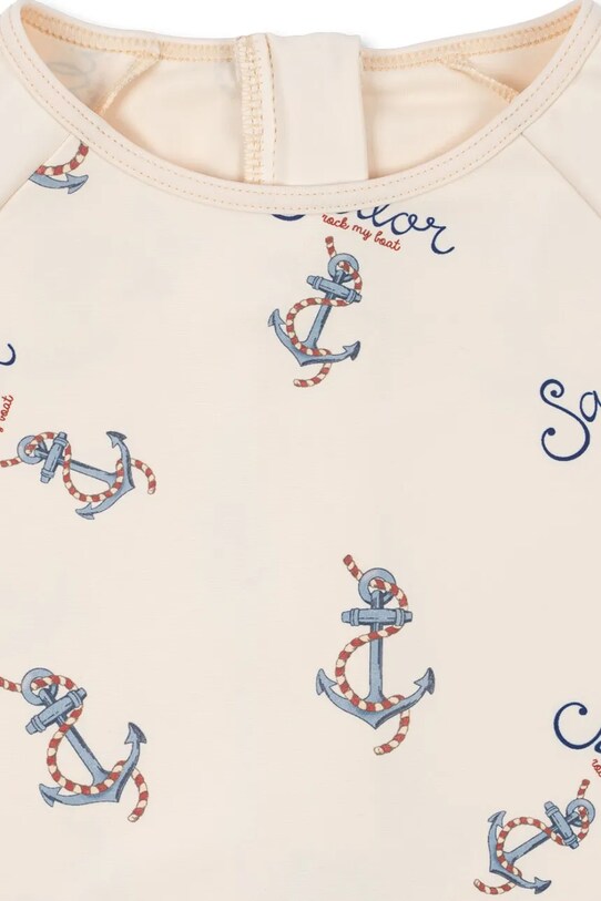 Дитячий купальник Konges Sløjd ASTER ONESIE GRS бежевий KS103270