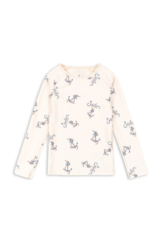 Konges Sløjd longsleeve de baie pentru copii ASTER SWIM BLOUSE GRS bej KS103271