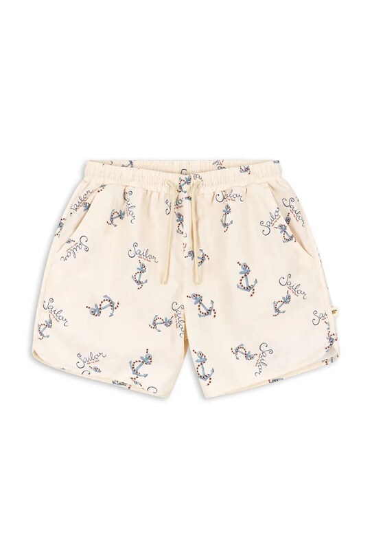Konges Sløjd szorty ASNOU SWIM SHORTS KS103344 beżowy SS25