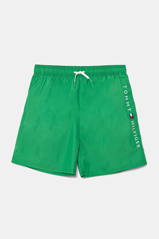 Dječje kratke hlače za kupanje Tommy Hilfiger Planet friendly zelena UB0UB00528.PPYA