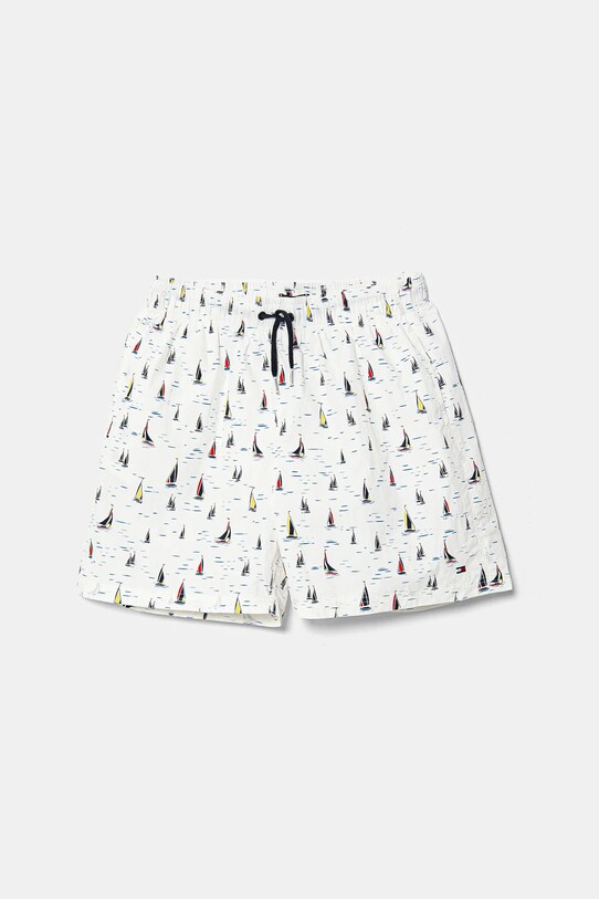 Dětské plavkové šortky Tommy Hilfiger bílá UB0UB00578.PPYA