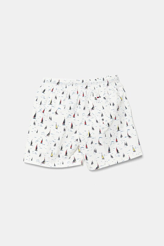 Dětské plavkové šortky Tommy Hilfiger UB0UB00578.PPYA bílá SS25