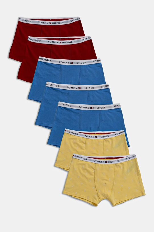 Дитячі боксери Tommy Hilfiger 7-pack візерунок білий UB0UB00552.PPYA