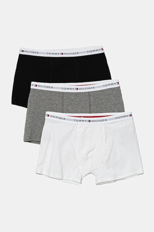 Детски боксерки Tommy Hilfiger (3 броя) прилепнали боксерки сив UB0UB00573.PPYA