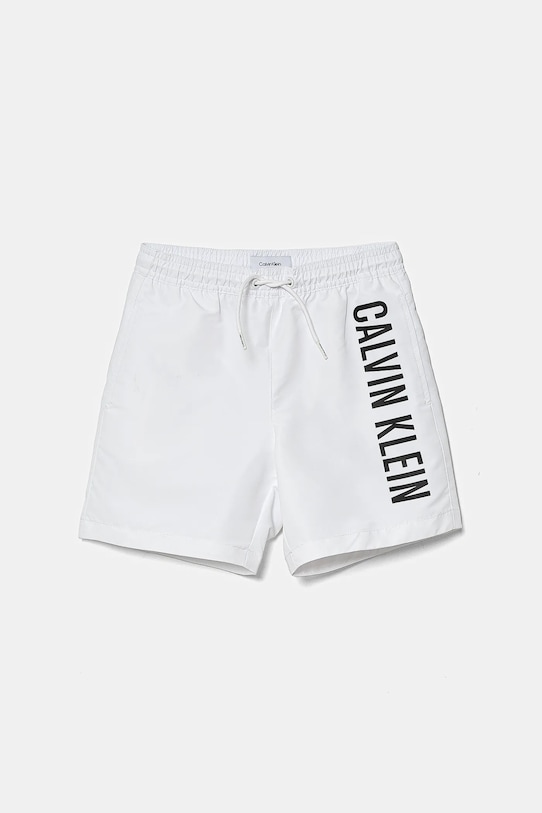 Calvin Klein Jeans gyerek úszó rövidnadrág Planet friendly fehér KV0KV00053.PPYA