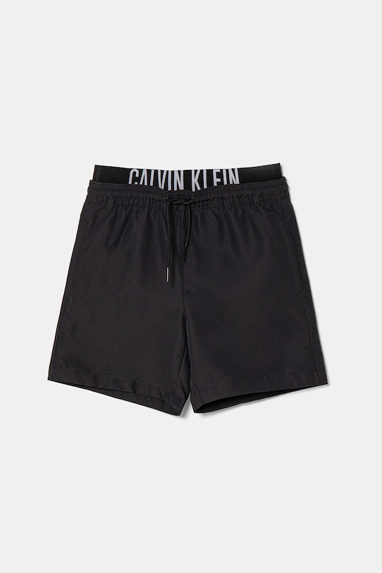 Дитячі шорти для плавання Calvin Klein Jeans Planet friendly чорний KV0KV00054.PPYA