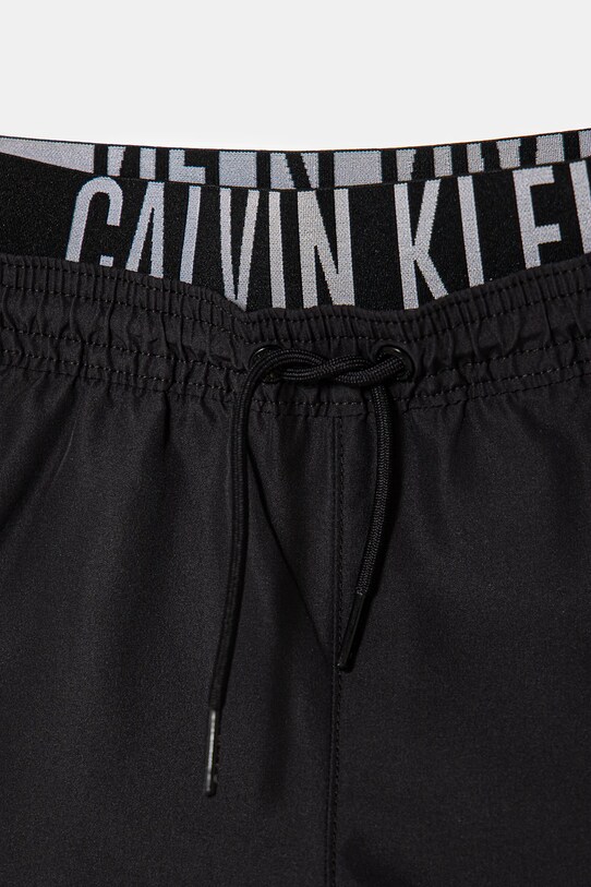 Băieți Calvin Klein Jeans pantaloni scurti de baie copii KV0KV00054.PPYA negru