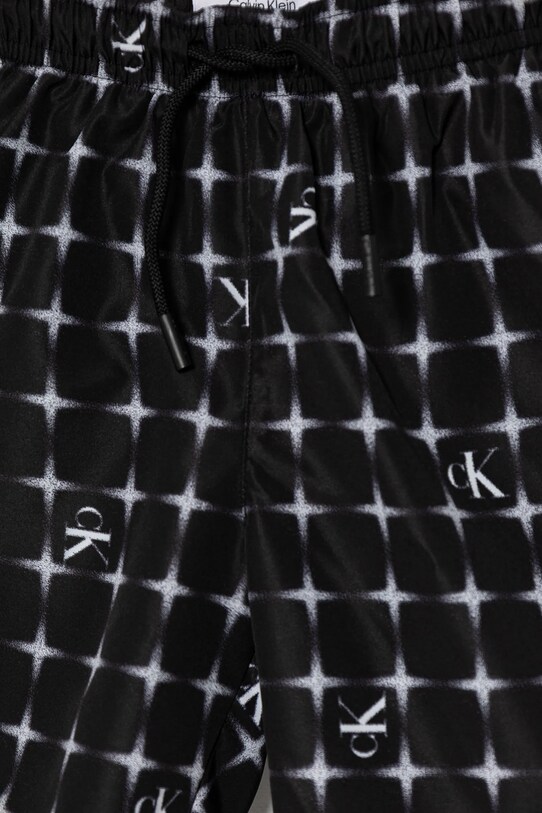 Băieți Calvin Klein Jeans pantaloni scurți de baie copii KV0KV00062.PPYA negru