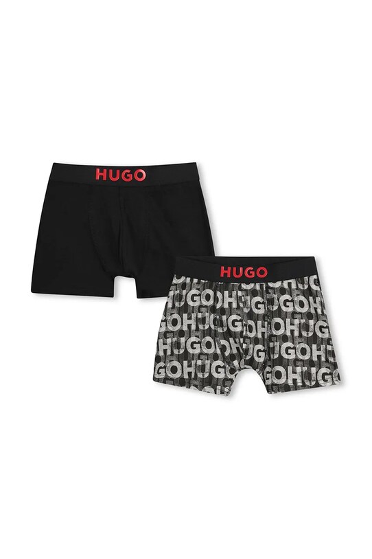Дитячі боксери HUGO 2-pack приталені боксери чорний G00326.162.174