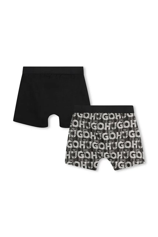 Дитячі боксери HUGO 2-pack G00326.162.174 чорний SS25