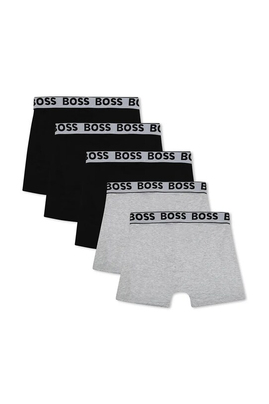 BOSS gyerek boxer 5 db J51744.102.150 fekete SS25