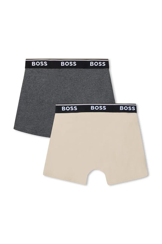 Дитячі боксери BOSS 2-pack J51748.102.150 бежевий SS25