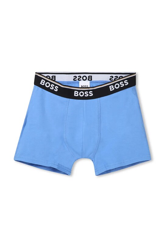 Chłopiec BOSS bokserki dziecięce 2-pack J51748.102.150 niebieski
