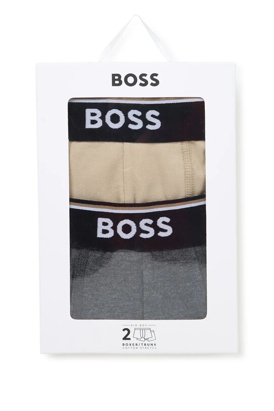 Дитячі боксери BOSS 2-pack J51748.162.174 бежевий