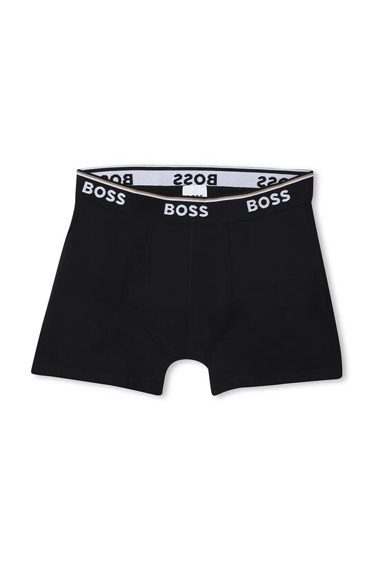 Otroške boksarice BOSS 2-pack črna J51748.162.174
