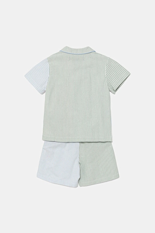 Polo Ralph Lauren pijamale de bumbac pentru copii 8P0221 albastru SS25