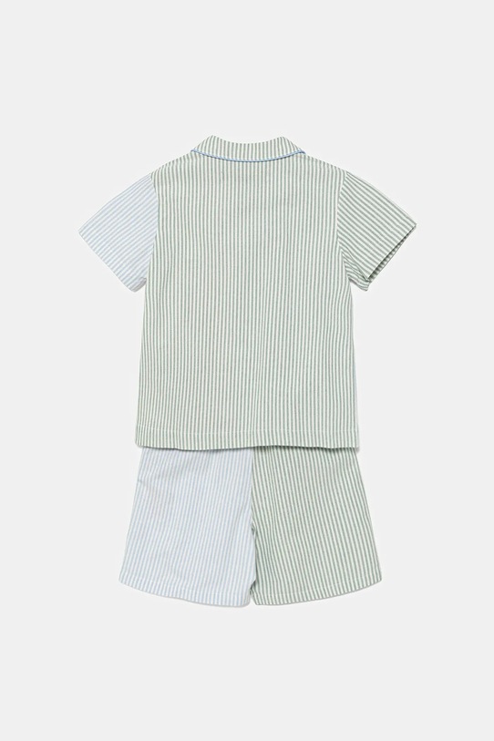 Polo Ralph Lauren gyerek pamut pizsama 9P0221 kék SS25