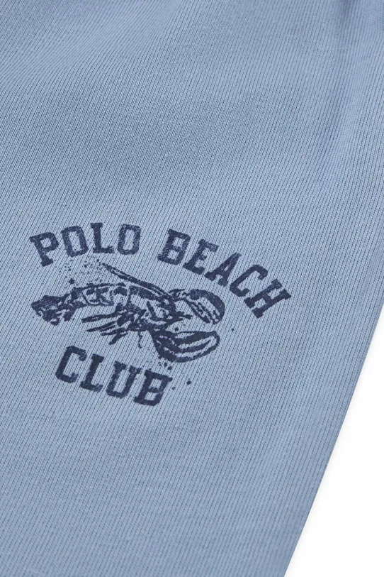 Dječja pamučna pidžama Polo Ralph Lauren plava 8P0249