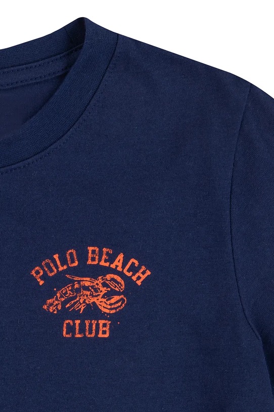 Chlapec Detské bavlnené pyžamo Polo Ralph Lauren 8P0249 tmavomodrá
