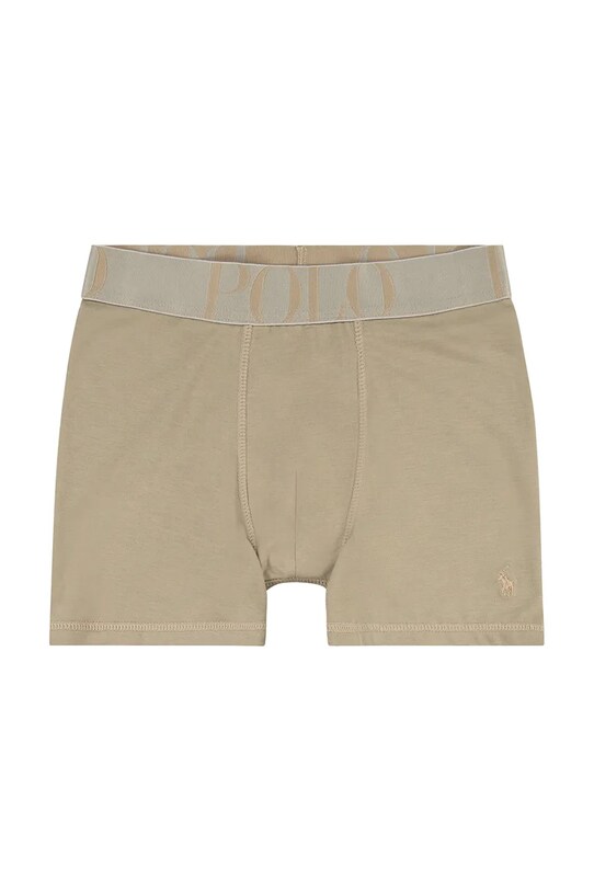 Chłopiec Polo Ralph Lauren bokserki bawełniane dziecięce 3-pack 9P5035 beżowy