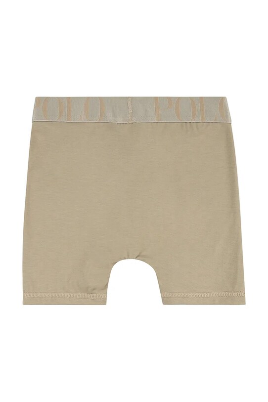 Polo Ralph Lauren bokserki bawełniane dziecięce 3-pack beżowy 9P5035