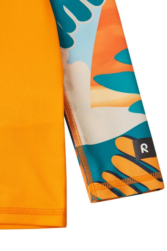 Дитячий купальний лонгслів Reima Kroolaus 5200150A.PPYA помаранчевий