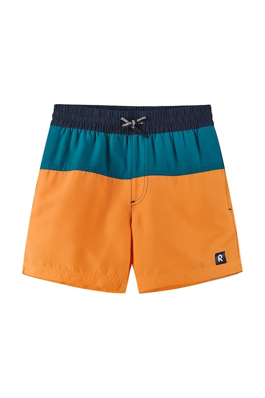 Reima pantaloni scurti de baie copii Palmu Planet friendly portocaliu 5200157A.PPYA