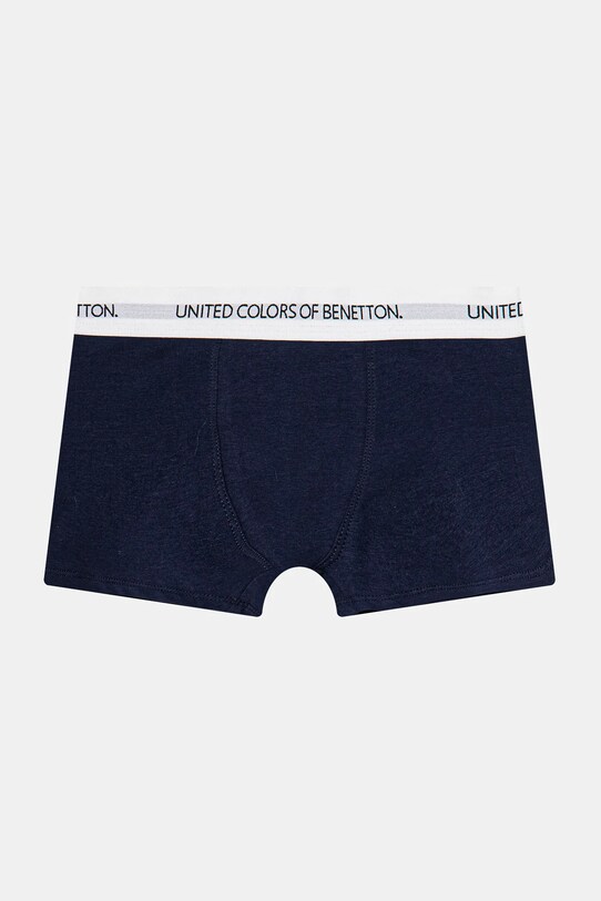 Дитячі боксери United Colors of Benetton 2-pack 3PRJ0X01D.G.Seasonal темно-синій SS25