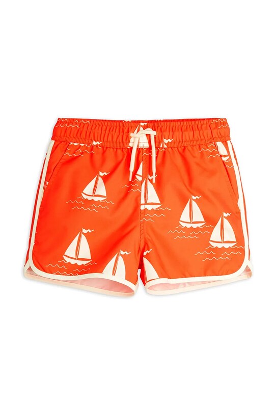 Детские шорты для плавания Mini Rodini Sailing boats Planet friendly оранжевый 2528011342