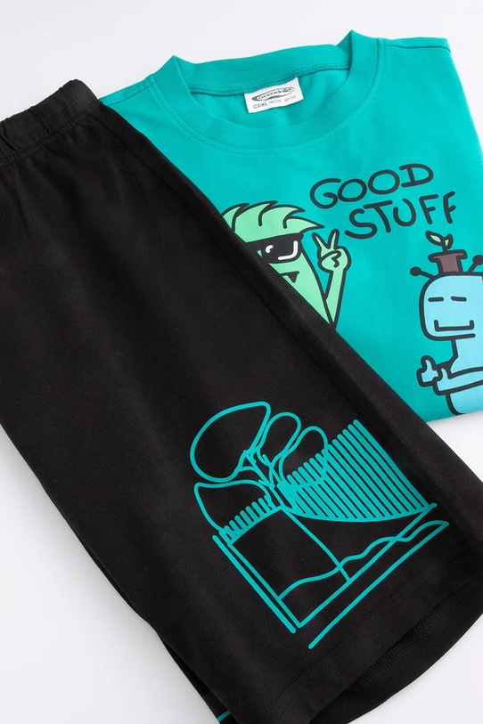 Детская хлопковая пижама Coccodrillo WC5448215PJS зелёный