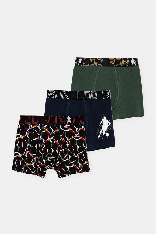 Παιδικά μποξεράκια CR7 Cristiano Ronaldo 3-pack στάμπα μαύρο 8413.51.2052