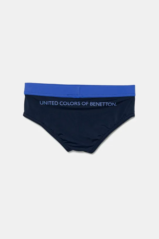 Dětské plavky United Colors of Benetton 3L030S02K.G.Seasonal námořnická modř SS25