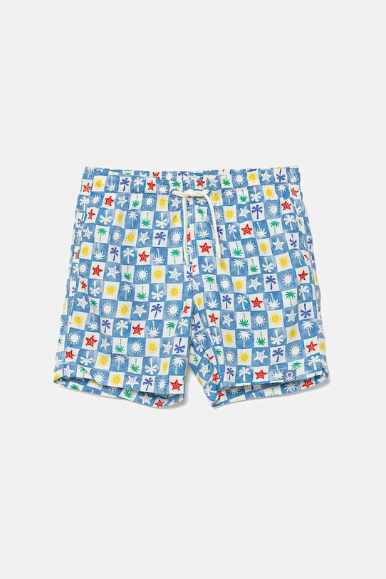 United Colors of Benetton pantaloni scurți de baie copii Planet friendly albastru 5S480X00U.G.Seasonal