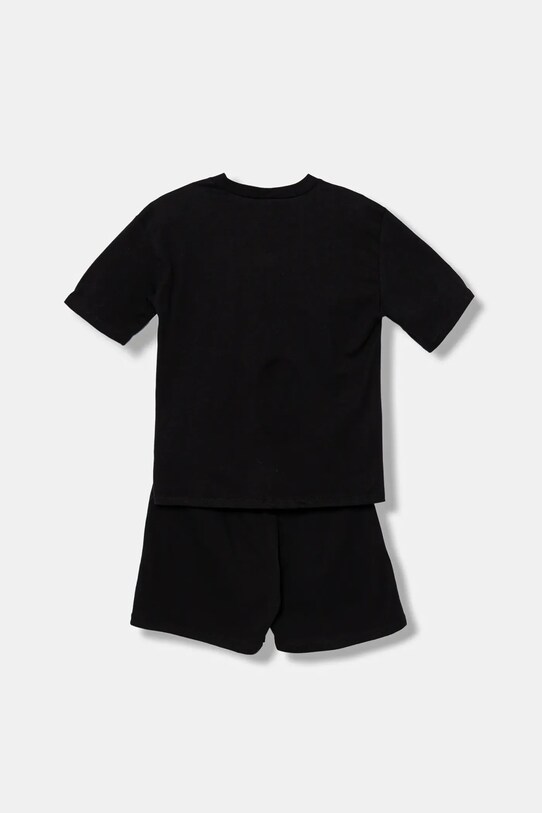 United Colors of Benetton piżama bawełniana dziecięca 30960P08T.G.Seasonal czarny SS25