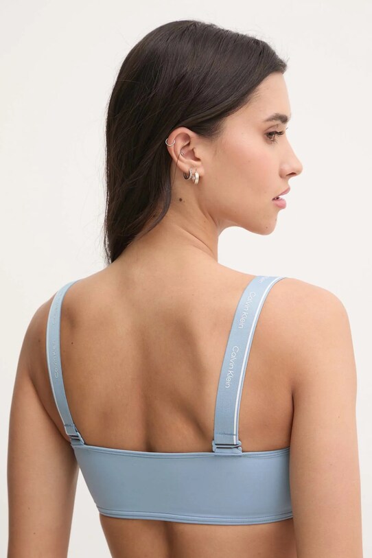 Одяг Купальний бюстгальтер Calvin Klein KW0KW02731 блакитний