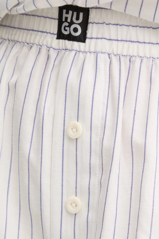 Pamučne kratke hlače za plažu HUGO bijela 50531657