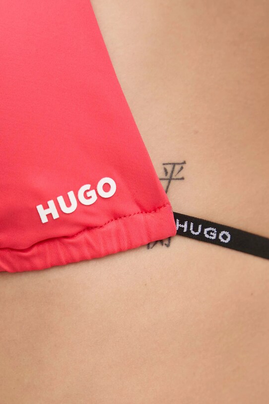 Plavková podprsenka HUGO ružová 50535772